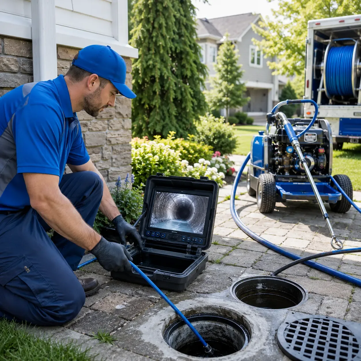Outdoor drain cleaning professionals serving Frankford, MO